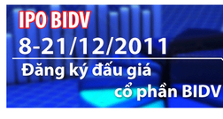 Giá khởi điểm đấu giá BIDV là 18.500 đồng/ cổ phiếu